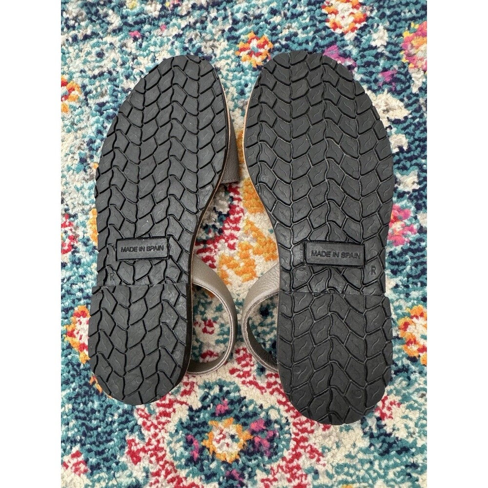 Pons Menorca Sandals Gray Avarca Leather Made In Spain Classic Size 39 - Picture 4 of 4